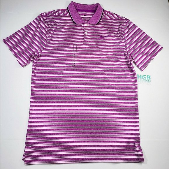Nike Other - Nike Dry Polo Men's Golf Tennis Shirt Purple White Size S BV0269-551